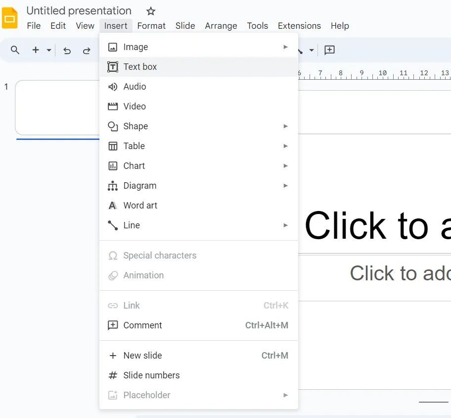 how to curve text in google slides