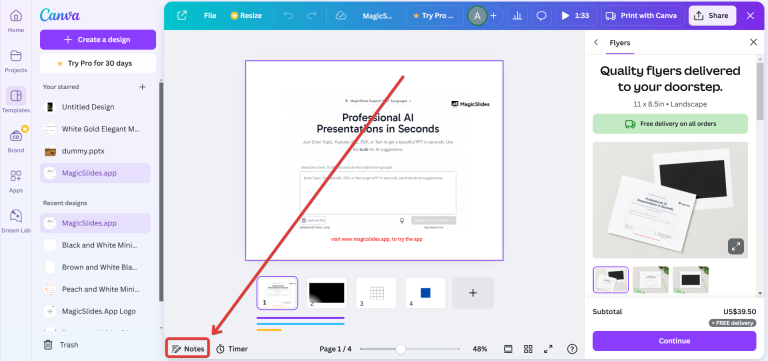 How to See Canva Speaker Notes When Presenting? Explained