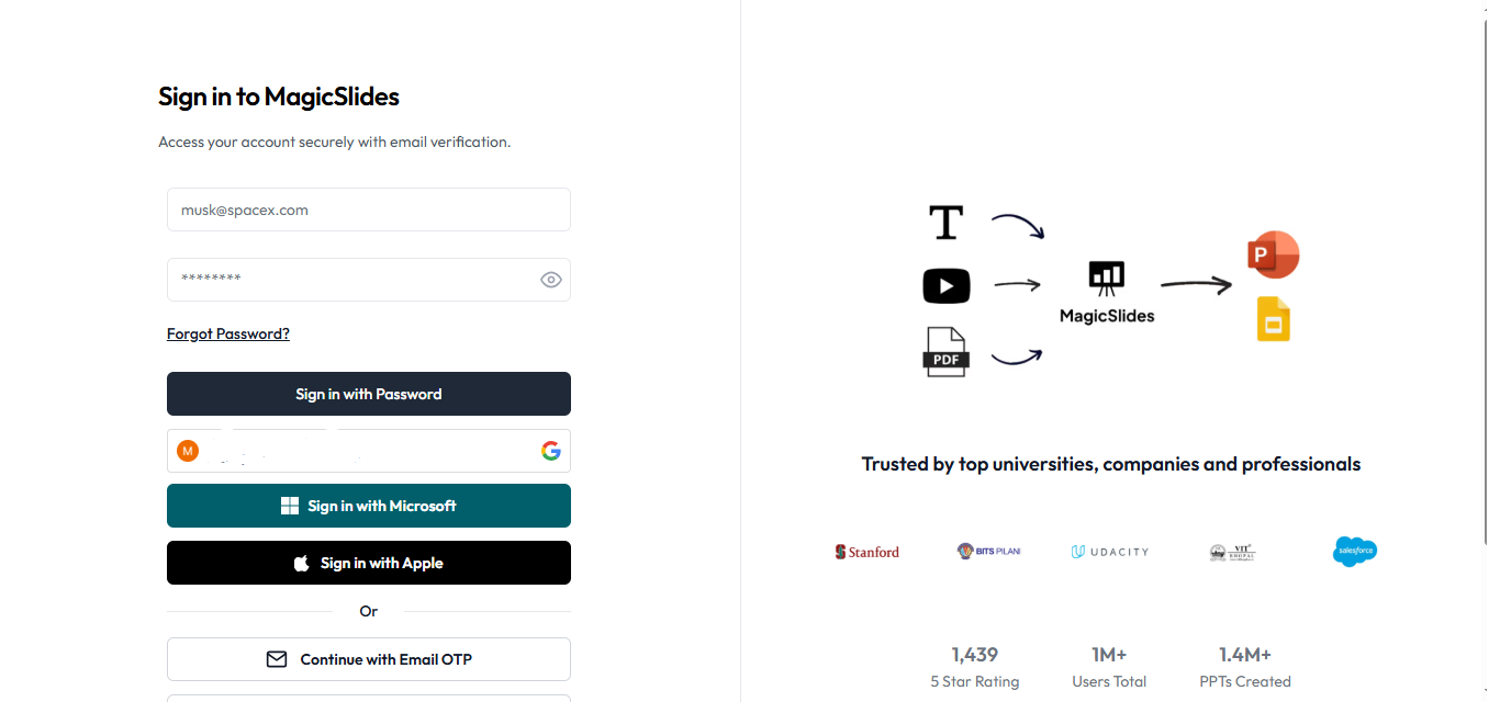 login