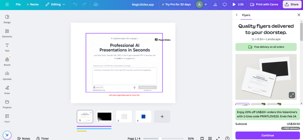 What is Padding in Canva - MagicSlides App