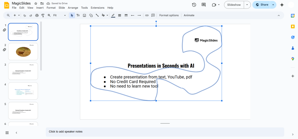 Drawing Using Irregular Shapes How do I draw an irregular shape in Google Slides - MagicSlides App