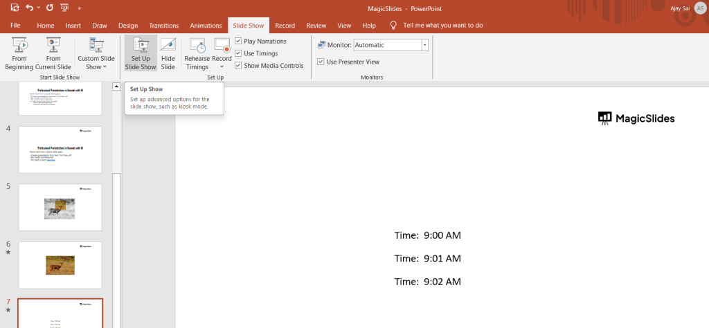 How to Add a Countdown Timer to PowerPoint - MagicSlides App