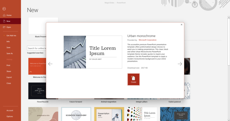 How to Add a Template to PowerPoint - MagicSlides App