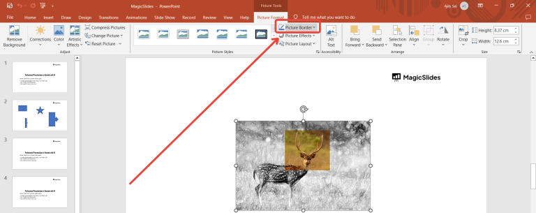 How to Add A Border in PowerPoint Presentation - MagicSlides App