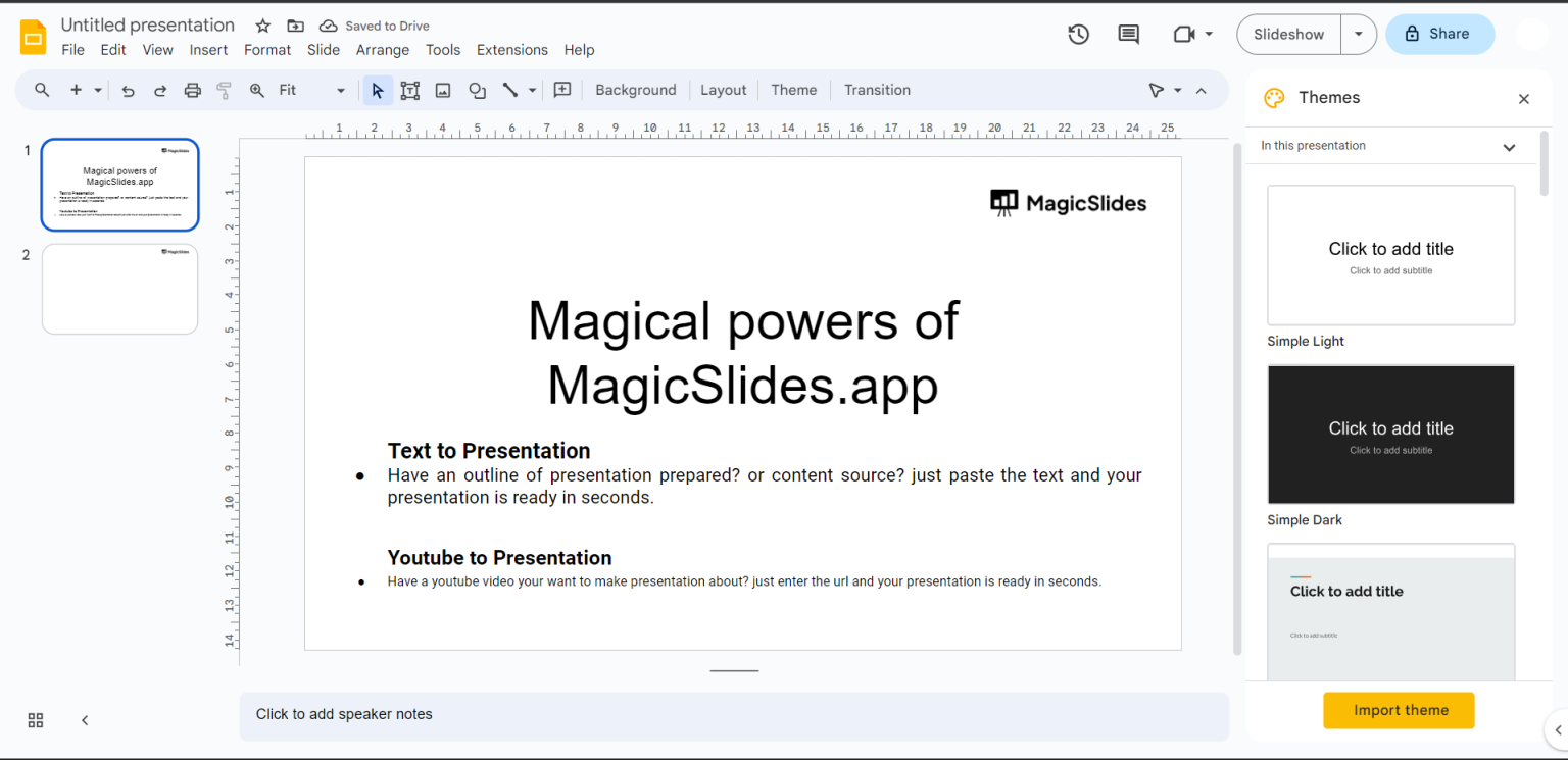 how to add bullet points in google slides - MagicSlides App