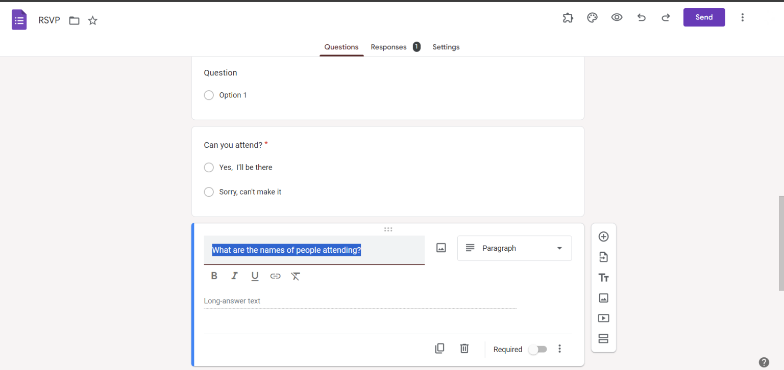 How to add correct answers to Google Forms - MagicSlides App