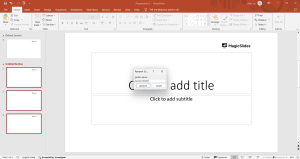 Powerpoint Add Section How to add sections in Powerpoint - MagicSlides App