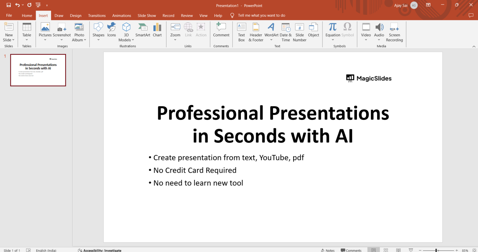 How to apply 3D Models in PowerPoint - MagicSlides App