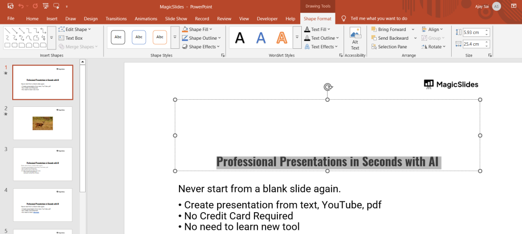 Powerpoint Text Bend How to Bend Words in PowerPoint - MagicSlides App