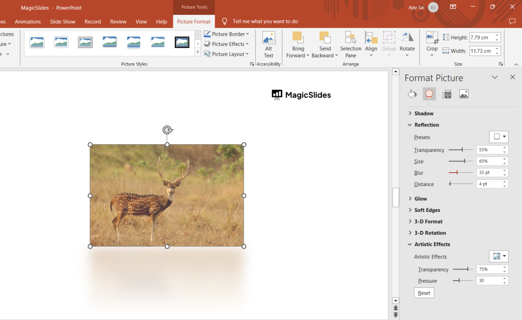 How to Blur in PowerPoint - MagicSlides App