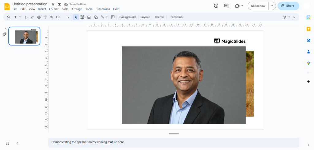 How to Bring an Image Forward in a Google Slides - MagicSlides App