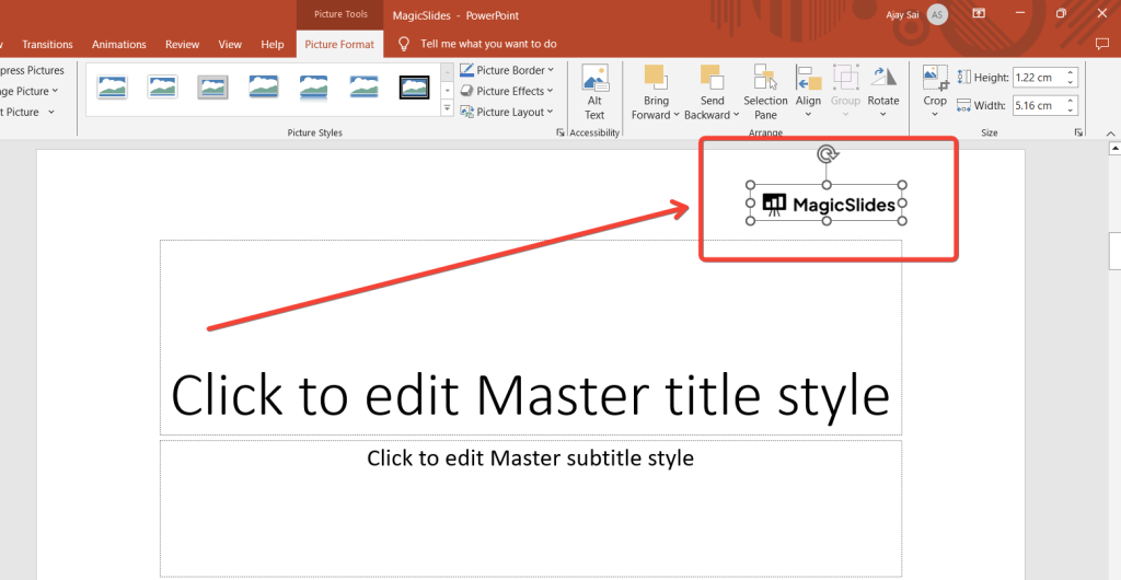 How to create a PowerPoint template with Company Logo - MagicSlides App