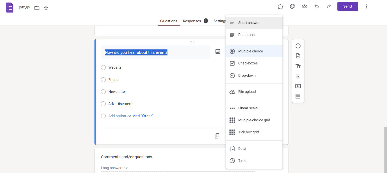 How to create an order form in Google forms - MagicSlides App