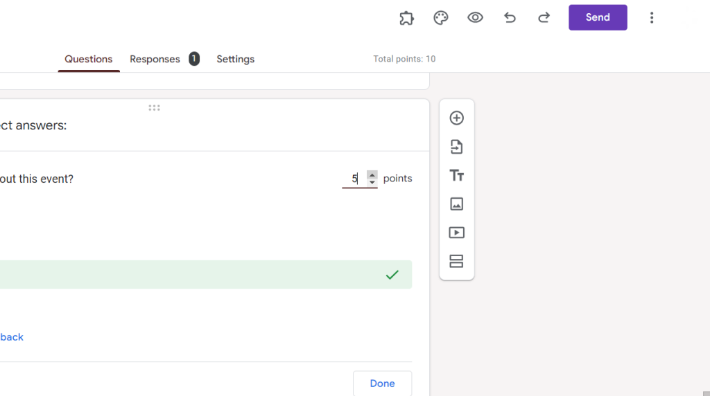 How to create correct answer for Questions on Google forms quiz ...