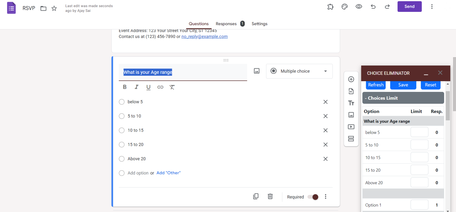 How to do ranked choice voting in Google forms - MagicSlides App