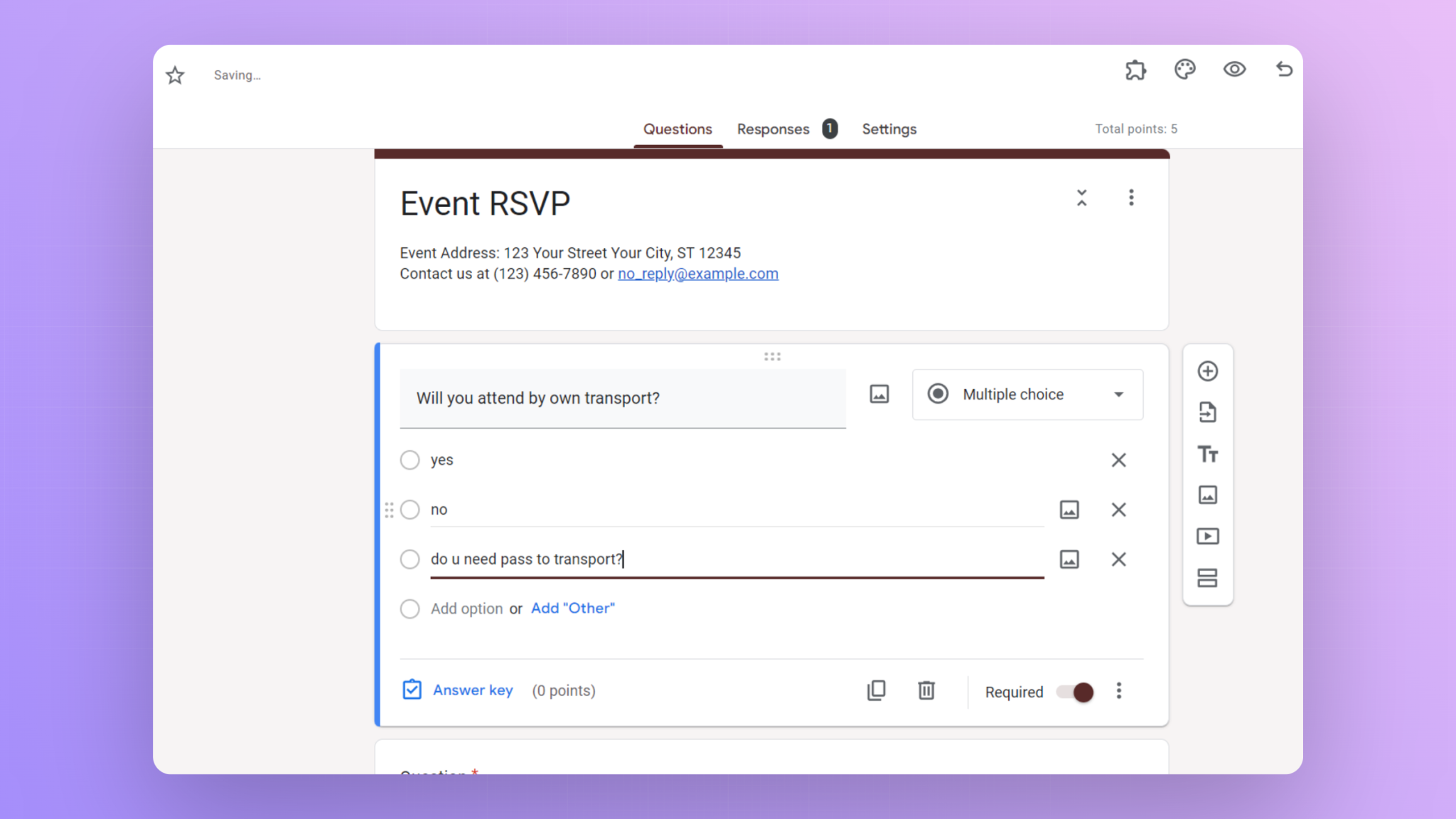 How to do Ranking in Google forms - MagicSlides App