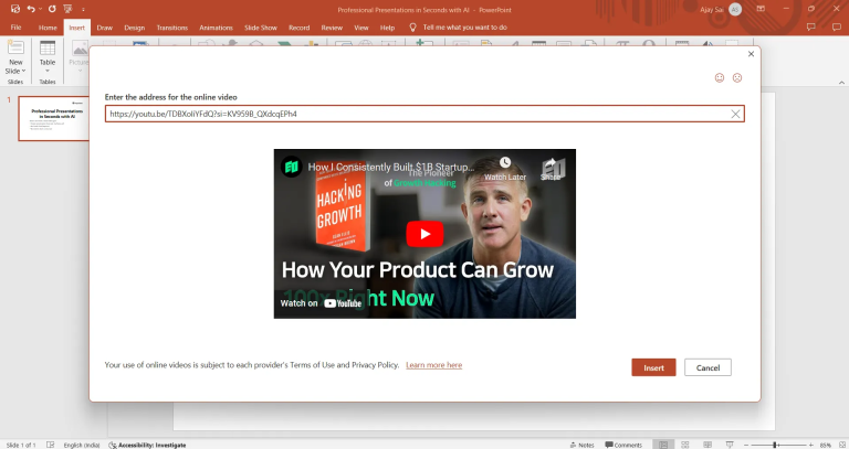How to Embed a YouTube Video in PowerPoint - 4 Ways Explained ...