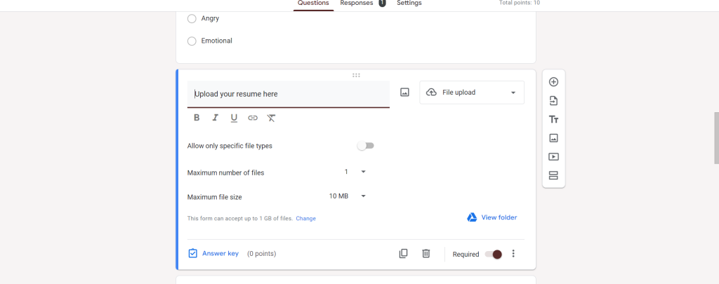 How to enable file upload in Google forms - MagicSlides App