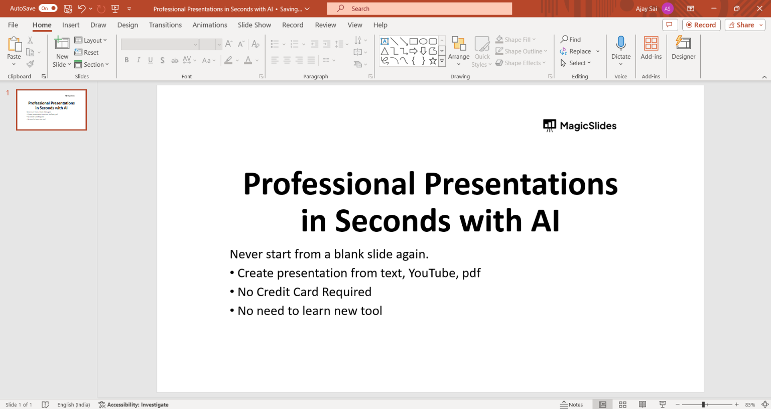 How to indent bullet points in PowerPoint - MagicSlides App
