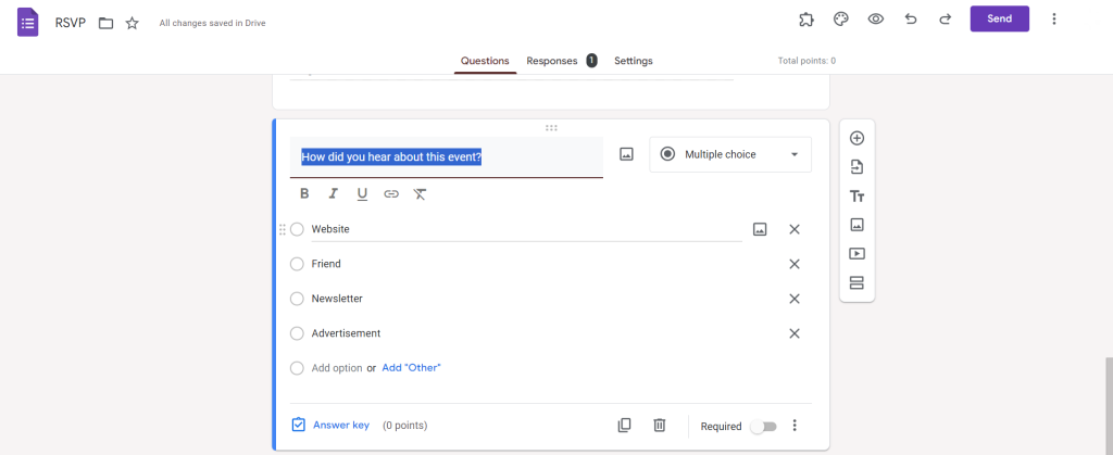 How to make a correct answer on Google forms - MagicSlides App