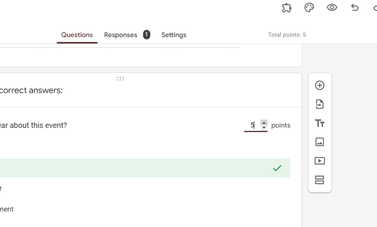 How to make a correct answer on Google forms - MagicSlides App