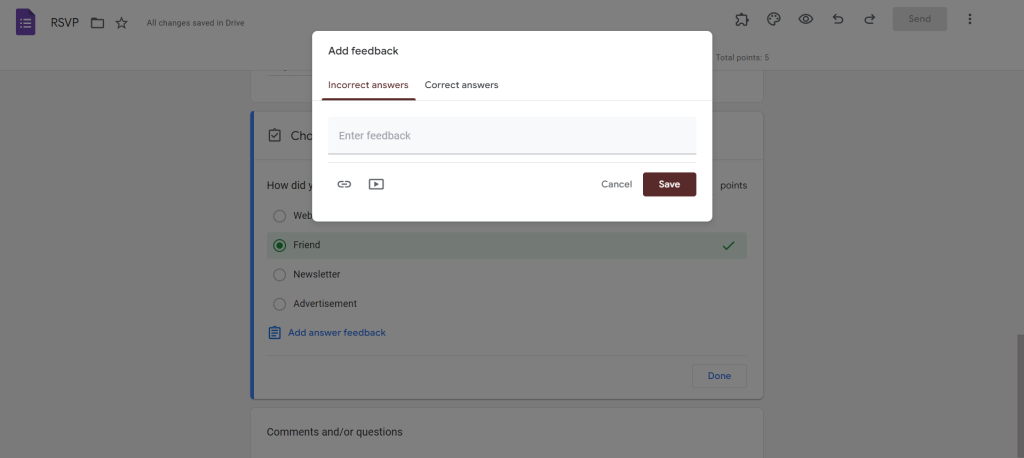How to make a correct answer on Google forms - MagicSlides App