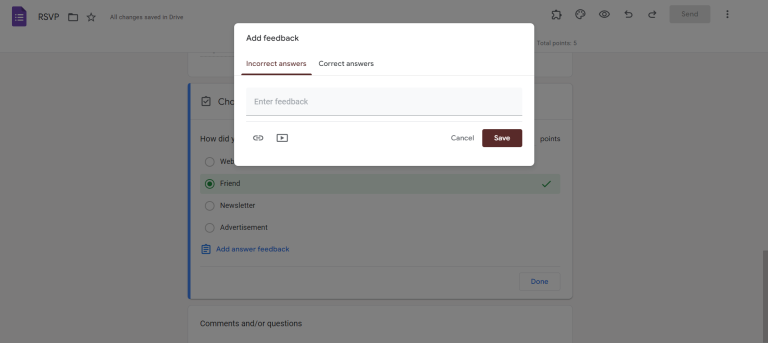 How to make a correct answer on Google forms - MagicSlides App