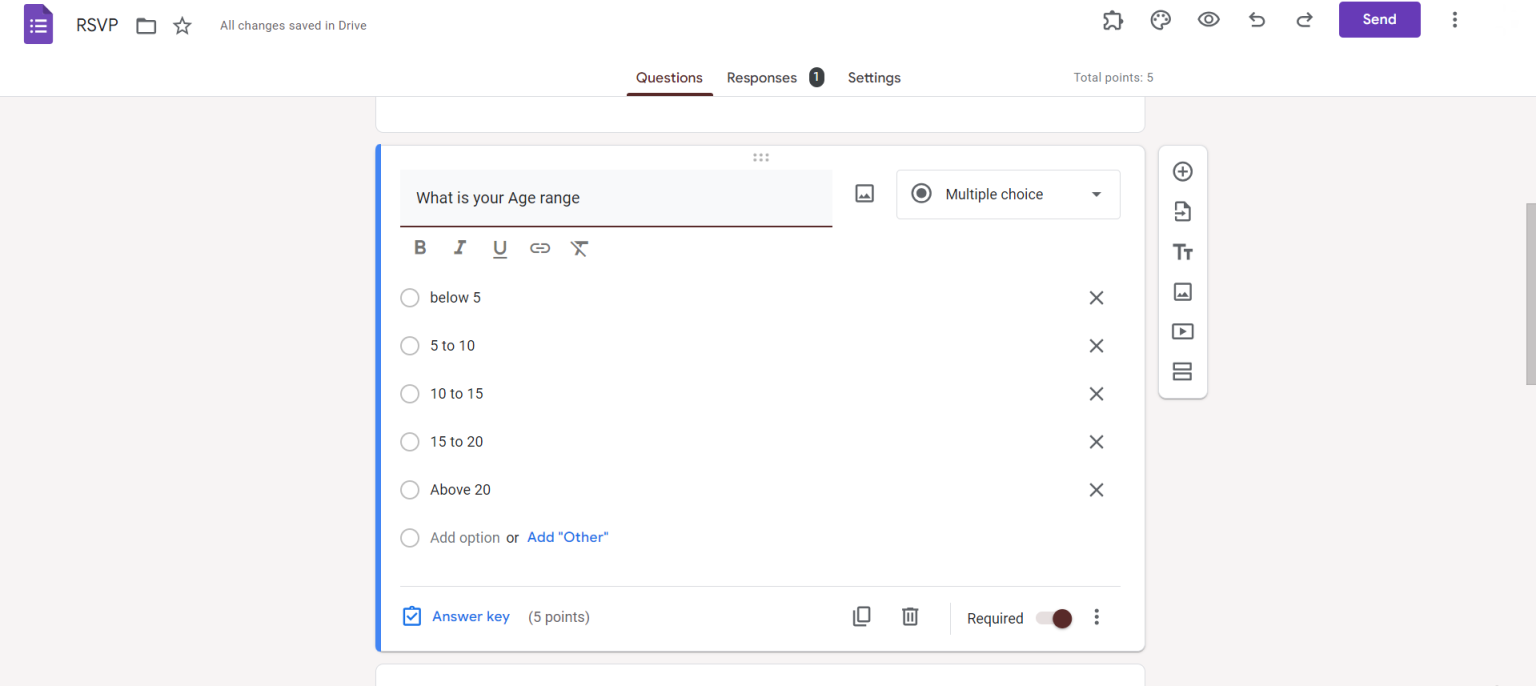 How to make an answer correct on Google forms - MagicSlides App