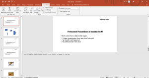 Presentation Note Screen How to present with notes on PowerPoint - MagicSlides App