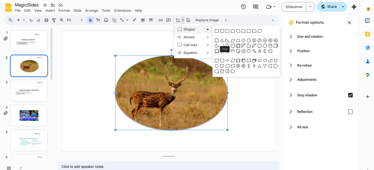 Google Meet Rounded Square How to Round the Corners of an Image in Google Slides - MagicSlides App