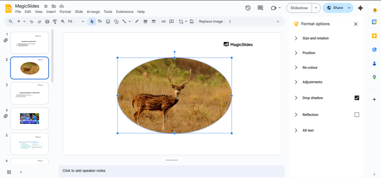 Google Meet Rounded Square How to Round the Corners of an Image in Google Slides - MagicSlides App