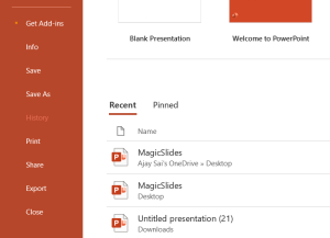 How to save a PowerPoint template - MagicSlides App