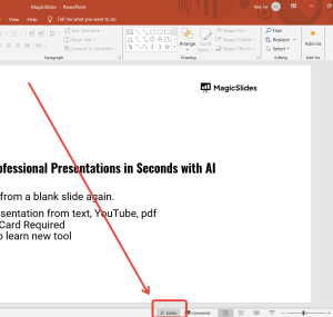 Notes View Powerpoint How to see notes in PowerPoint - MagicSlides App