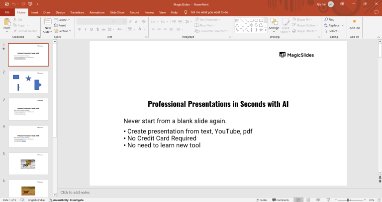 Share Powerpoint File How to Share PowerPoint with Others to Edit - MagicSlides App