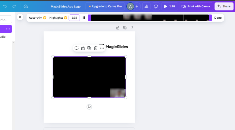 How to Trim Video in Canva - MagicSlides App