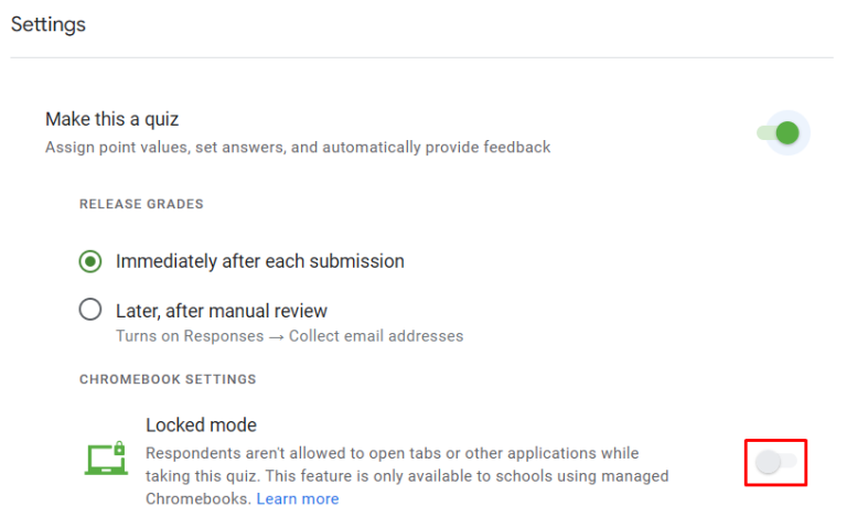 Combination Lock Google Form Math How to use locked mode on Google forms - MagicSlides App