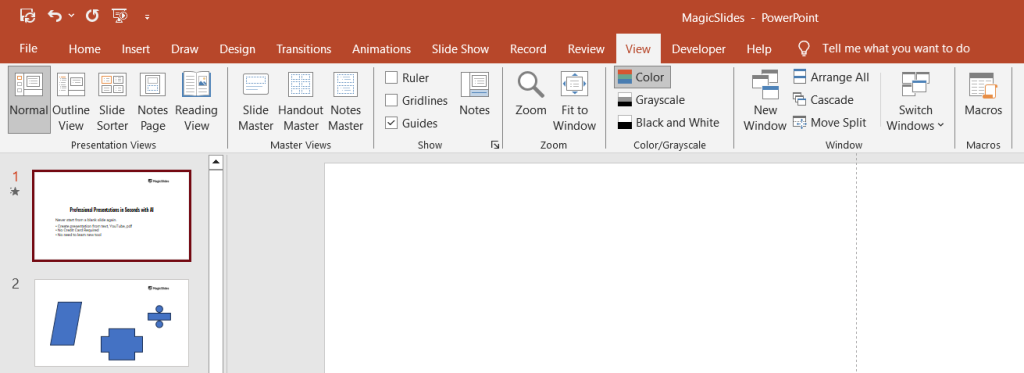Powerpoint Add Guides How to use Smart Guides in PowerPoint - MagicSlides App
