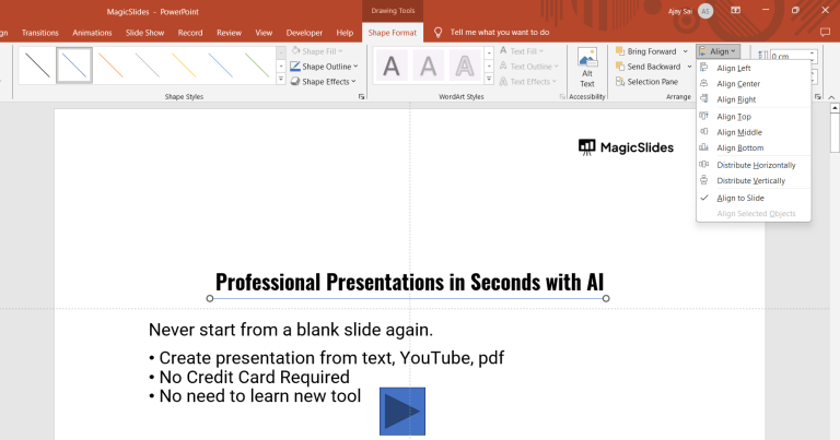 How to use Smart Guides in PowerPoint - MagicSlides App