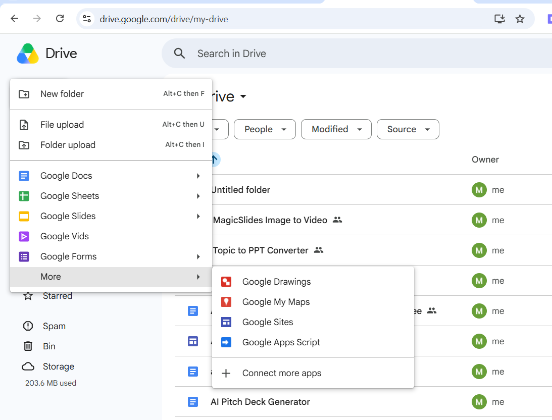 new in google drive