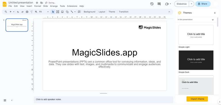 Slide Open How to Open a Google Slides Presentation in 4 Steps - MagicSlides App