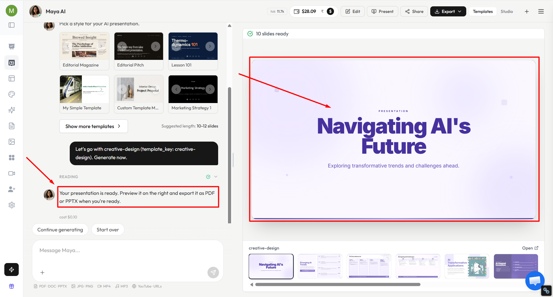 ppt generated
