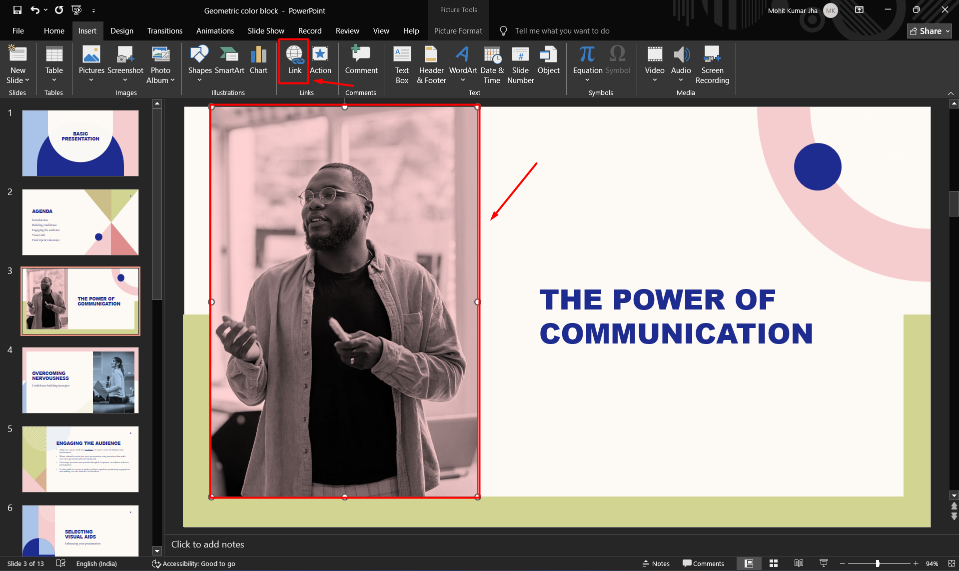 adding link to to image