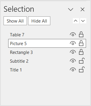 lock-icon-for-objects-in-selection-pane-in-powerpoint
